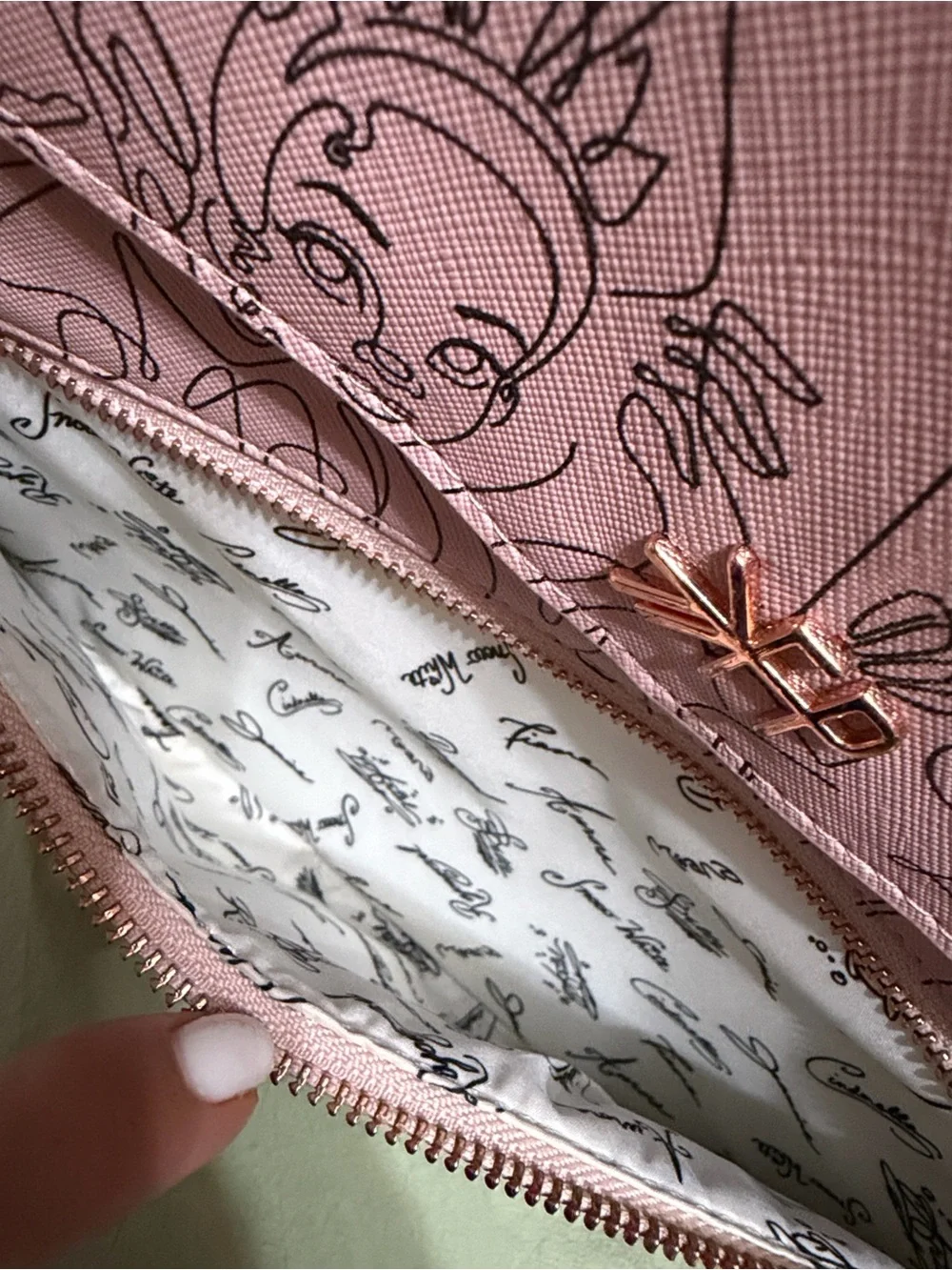 Freshly Picked Pink Disney Princess Mini Diaper Bag